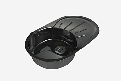 MAXSTONE Мойка глянцевая MS-5 (черный металлик) 735*450*215